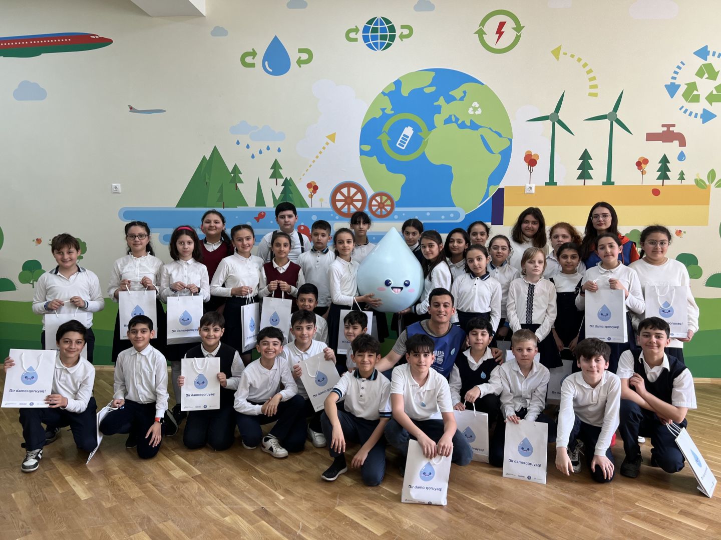 One drop campaign visits schoolchildren