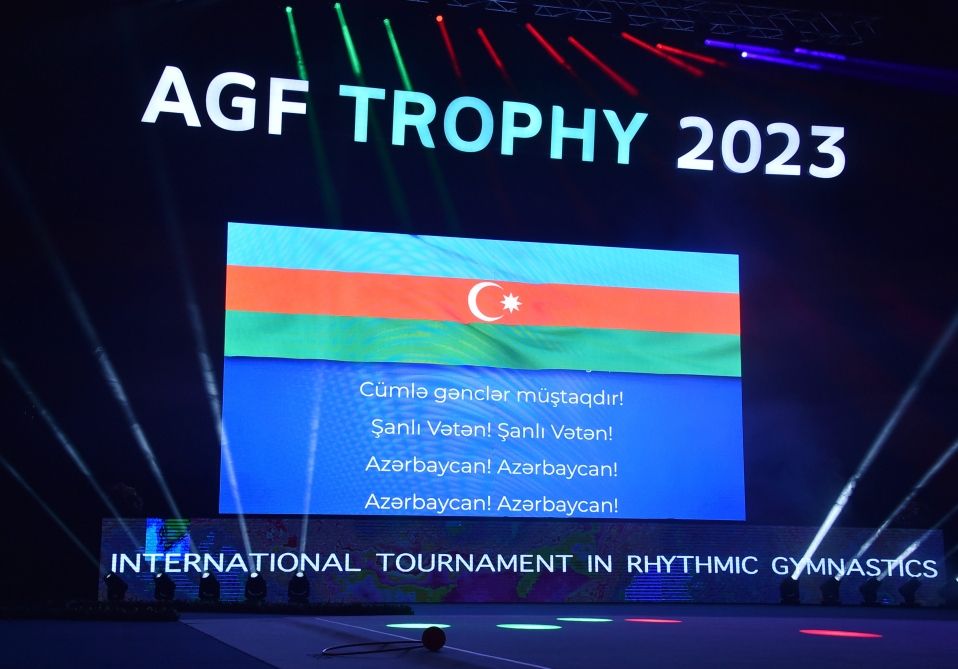 National Gymnastics Arena hosts AGF Trophy Int'l Tournament in Rhythmic Gymnastics [PHOTOS] - Gallery Image