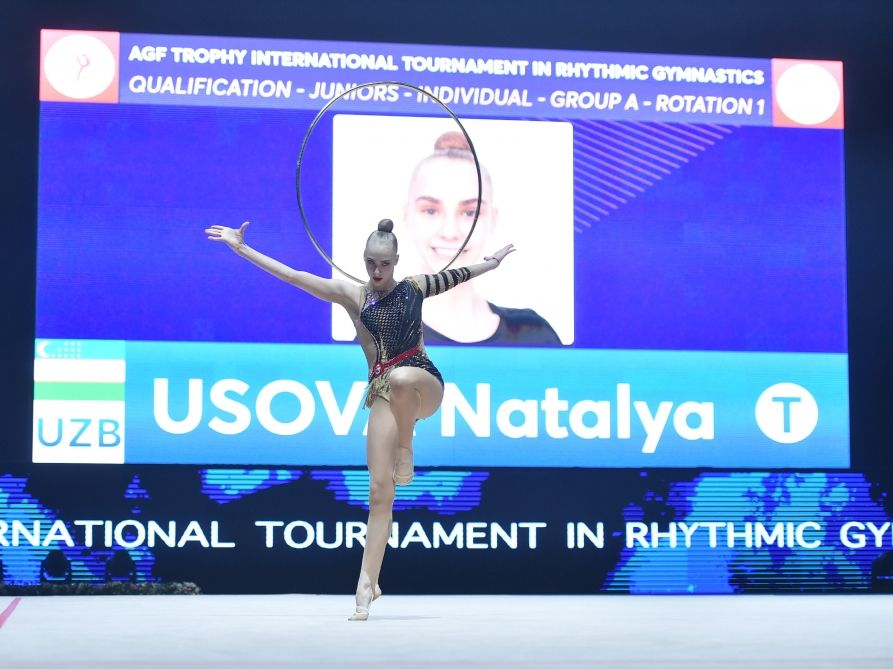 National Gymnastics Arena hosts AGF Trophy Int'l Tournament in Rhythmic Gymnastics [PHOTOS]