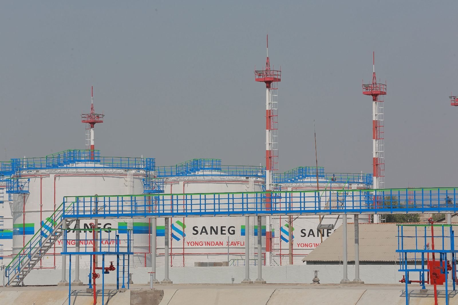 Uzbek Saneg company puts into operation new oil terminal
