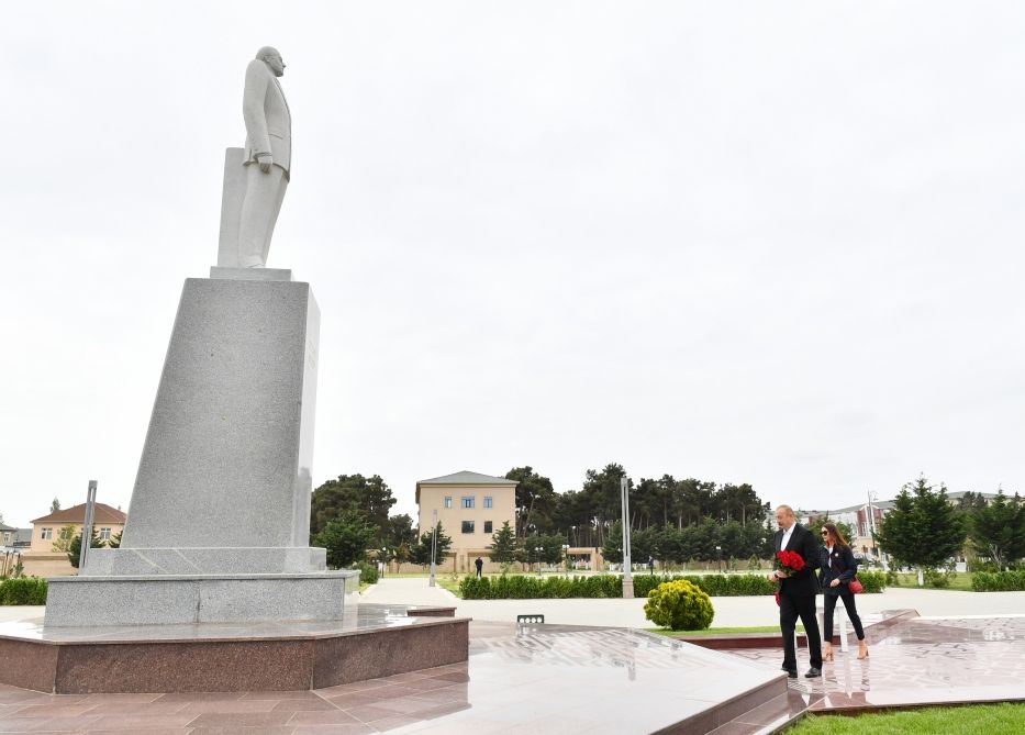 Azerbaijani President and First Lady visit Neftchala district [PHOTOS/VIDEO]