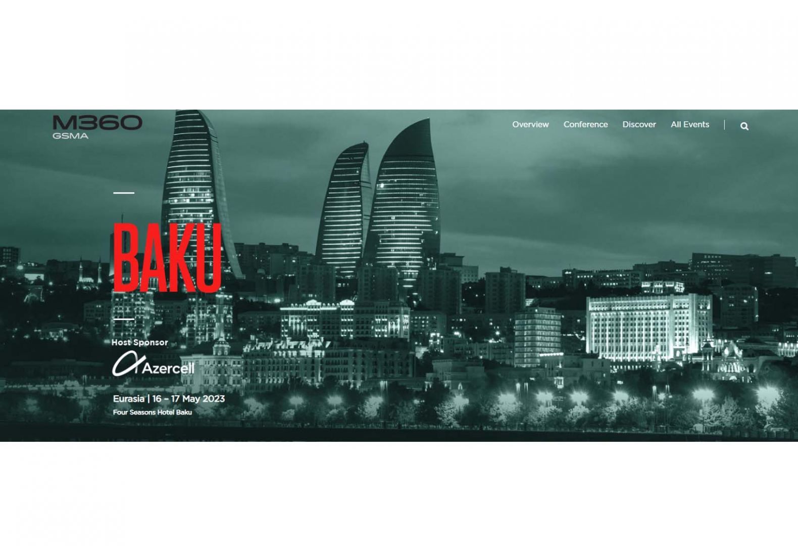Azercell to be a Host Sponsor of GSMA M360 EURASIA 2023