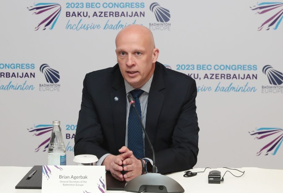 Brian Agerbak hails cooperation with Azerbaijan Badminton Federation