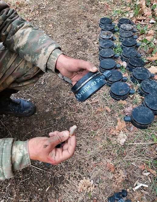 Armenian provocation: Azerbaijani servicemen blown up by landmine in Shusha - Gallery Image