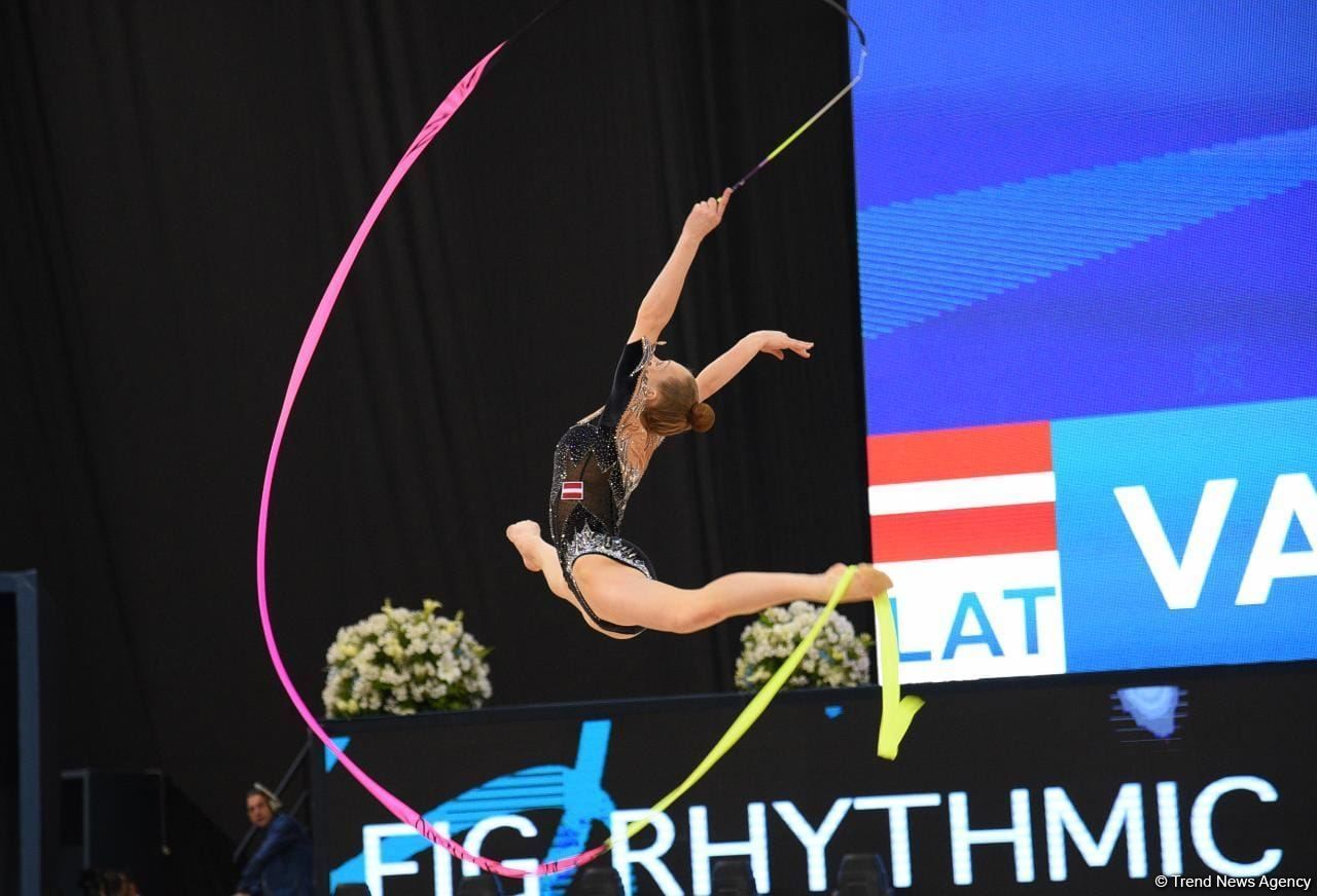Second day of FIG World Cup competitions in Rhythmic Gymnastics kicks off in Baku [PHOTOS]