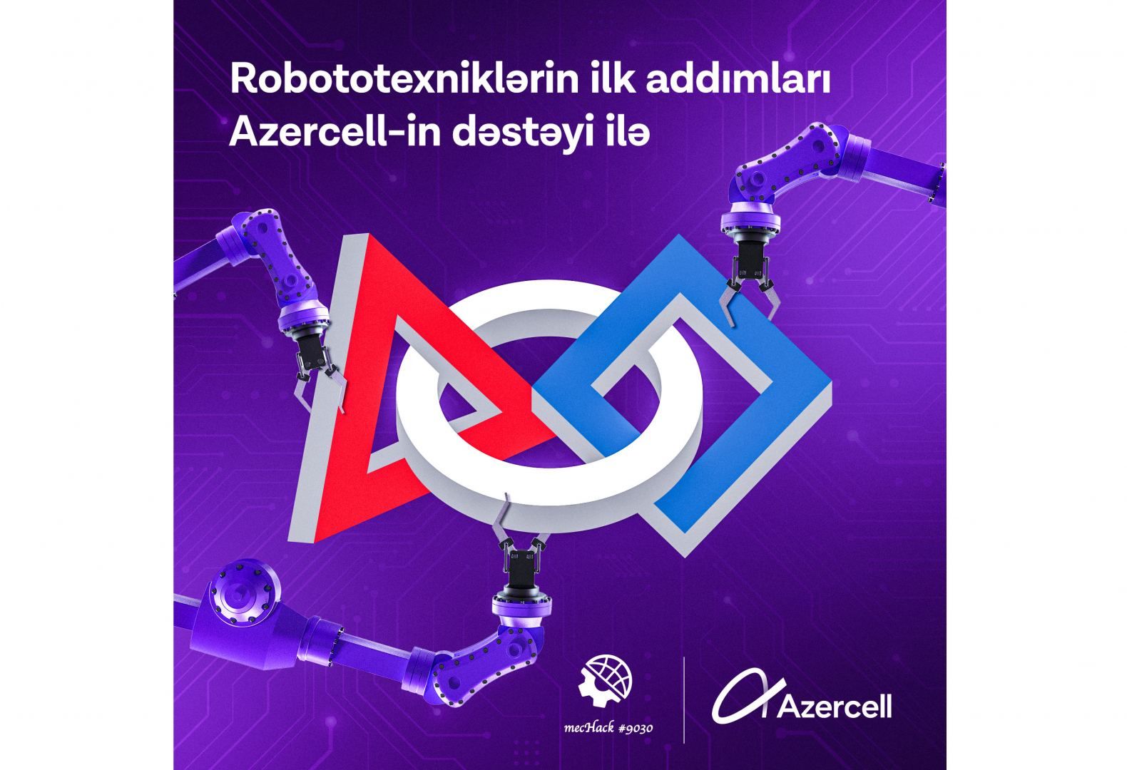 Azerbaijani roboticists supported by Azercell won the Rookie Inspiration award in the final of the FRC!