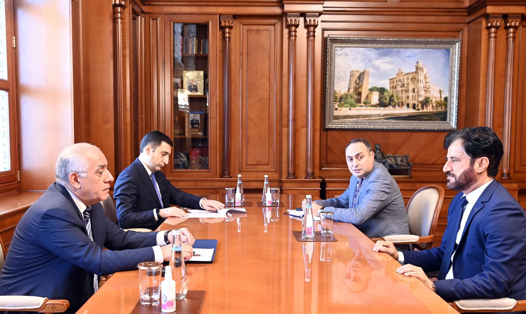 Azerbaijani PM meets with President of International Automobile Federation