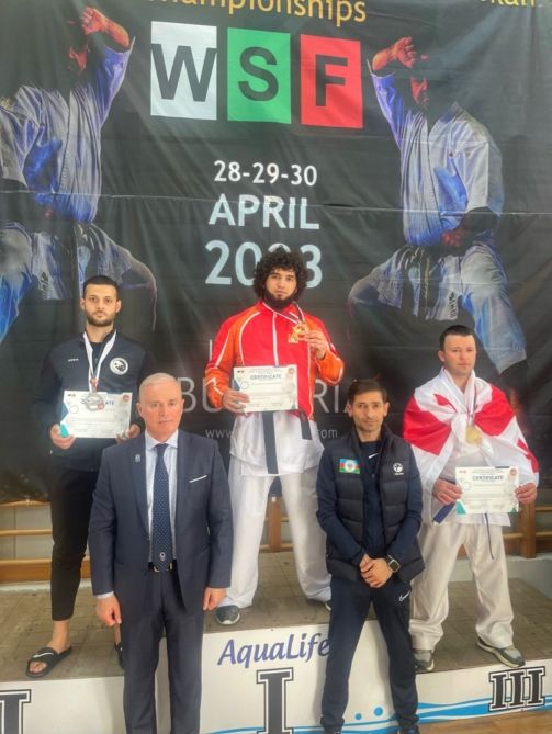 Azerbaijani karateka takes win at European Championship in Bulgaria [PHOTOS] - Gallery Image