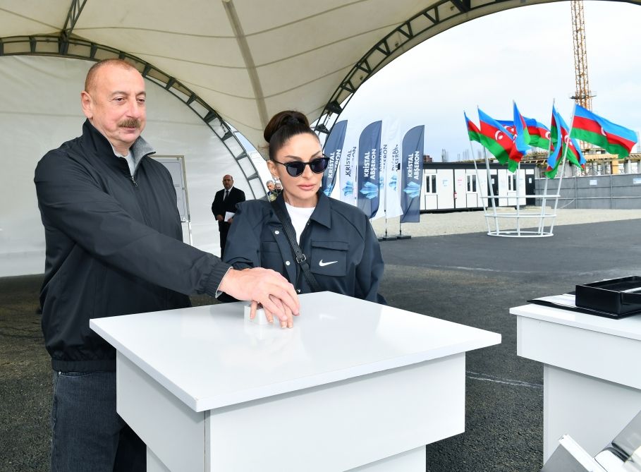 President Ilham Aliyev and First Lady Mehriban Aliyeva attend groundbreaking ceremony for Aghdam Mugham Center [PHOTOS/VIDEO]