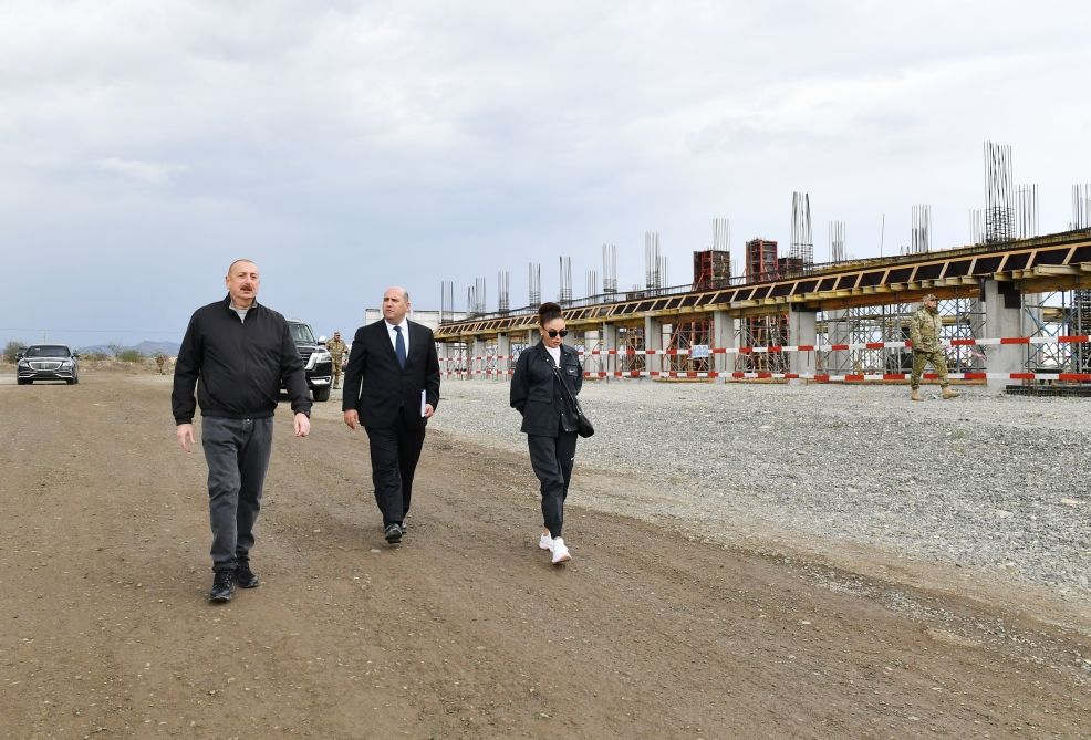 Azerbaijani President, First Lady visit Aghdam district [PHOTOS/VIDEO] - Gallery Image