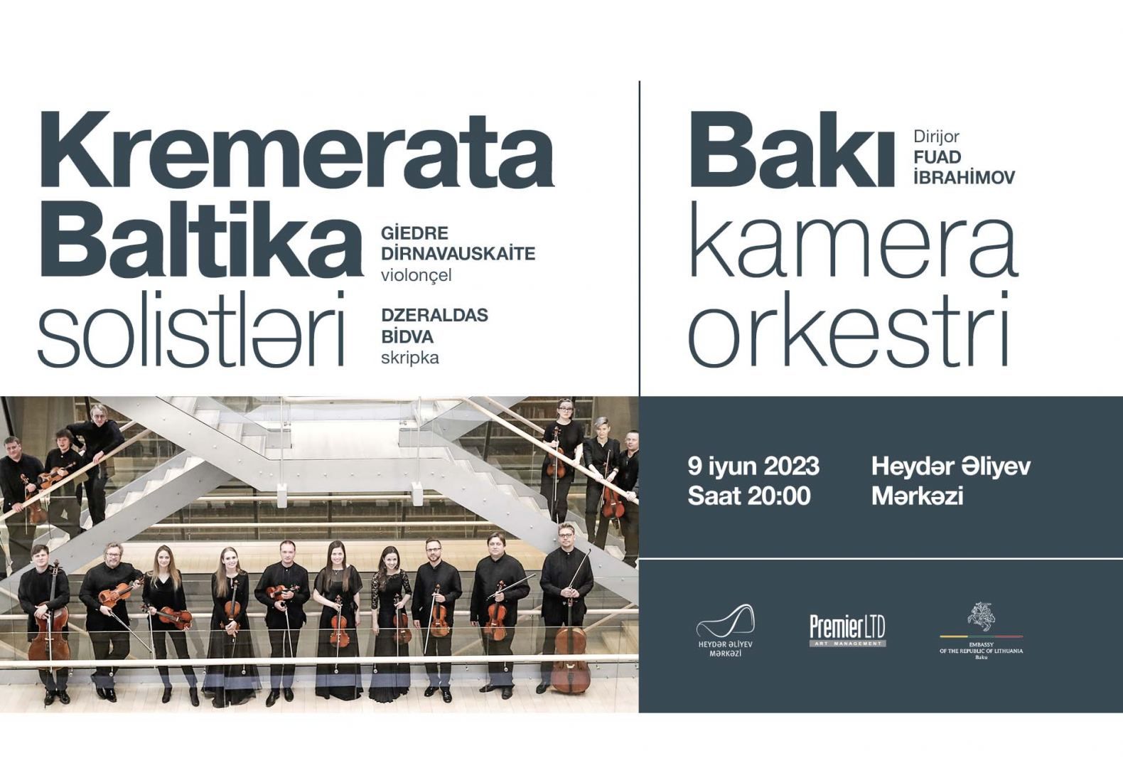Kremerata Baltica Chamber Orchestra to perform at Heydar Aliyev Center