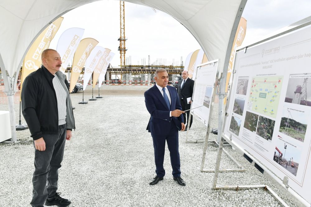 President Ilham Aliyev lays foundation of Digital Management Center, Training-Education Complex of Azerishig in Aghdam [PHOTOS/VIDEO]