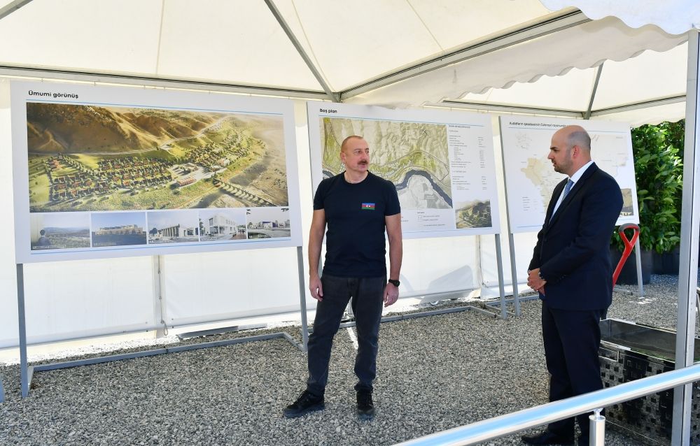 Foundation stone laid for Khudafarin settlement of Jabrayil district [PHOTOS/VIDEO]