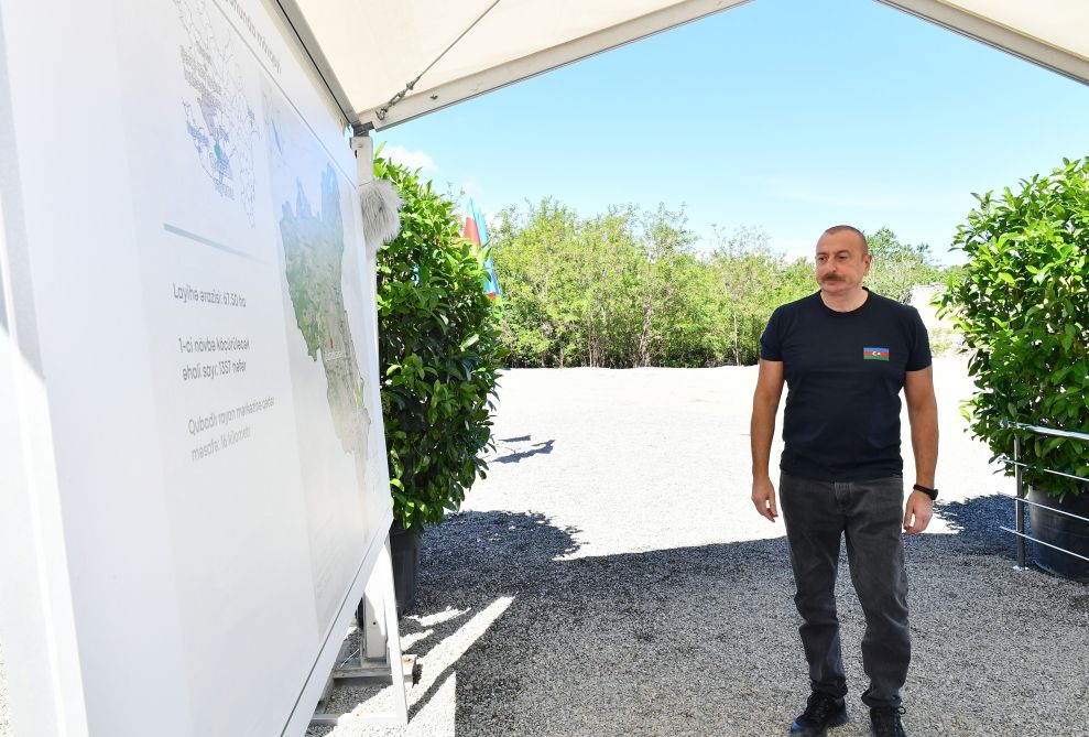 Foundation stone for Khanlig village, Gubadli district was laid - Vimarsana News