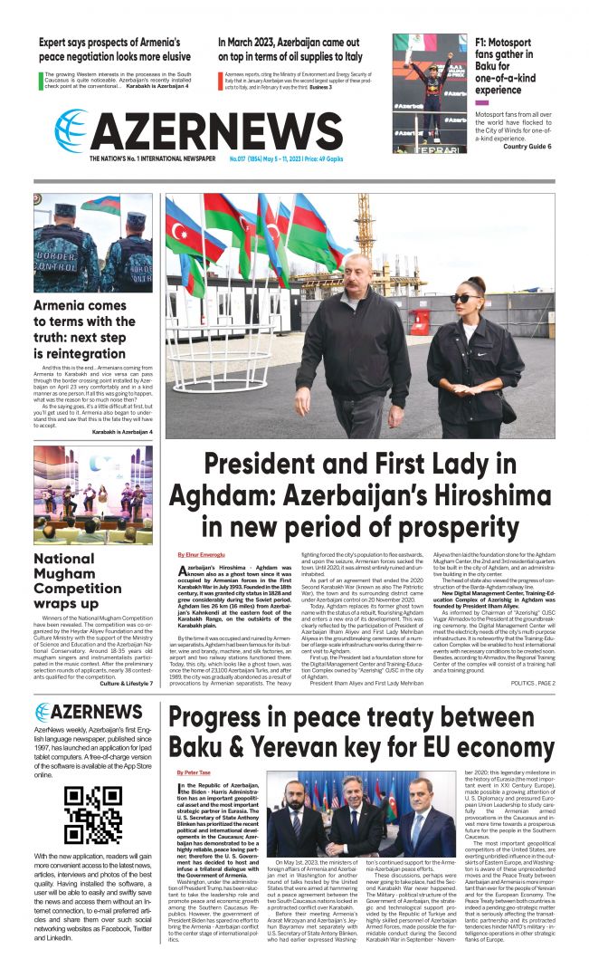 AZERNEWS releases another print issue