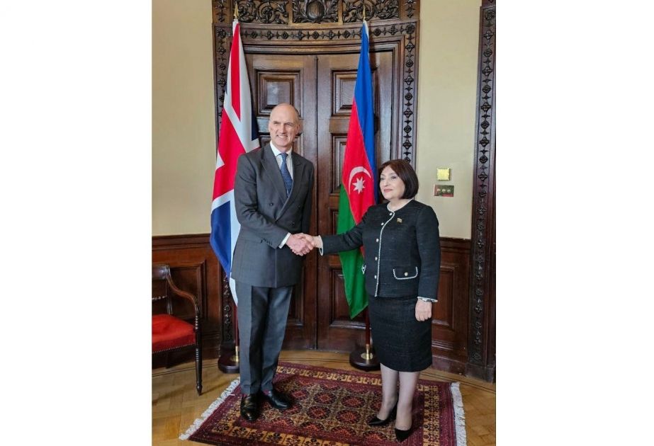 Speaker of Azerbaijani Milli Majlis meets with UK Parliamentary Under Secretary of State in London