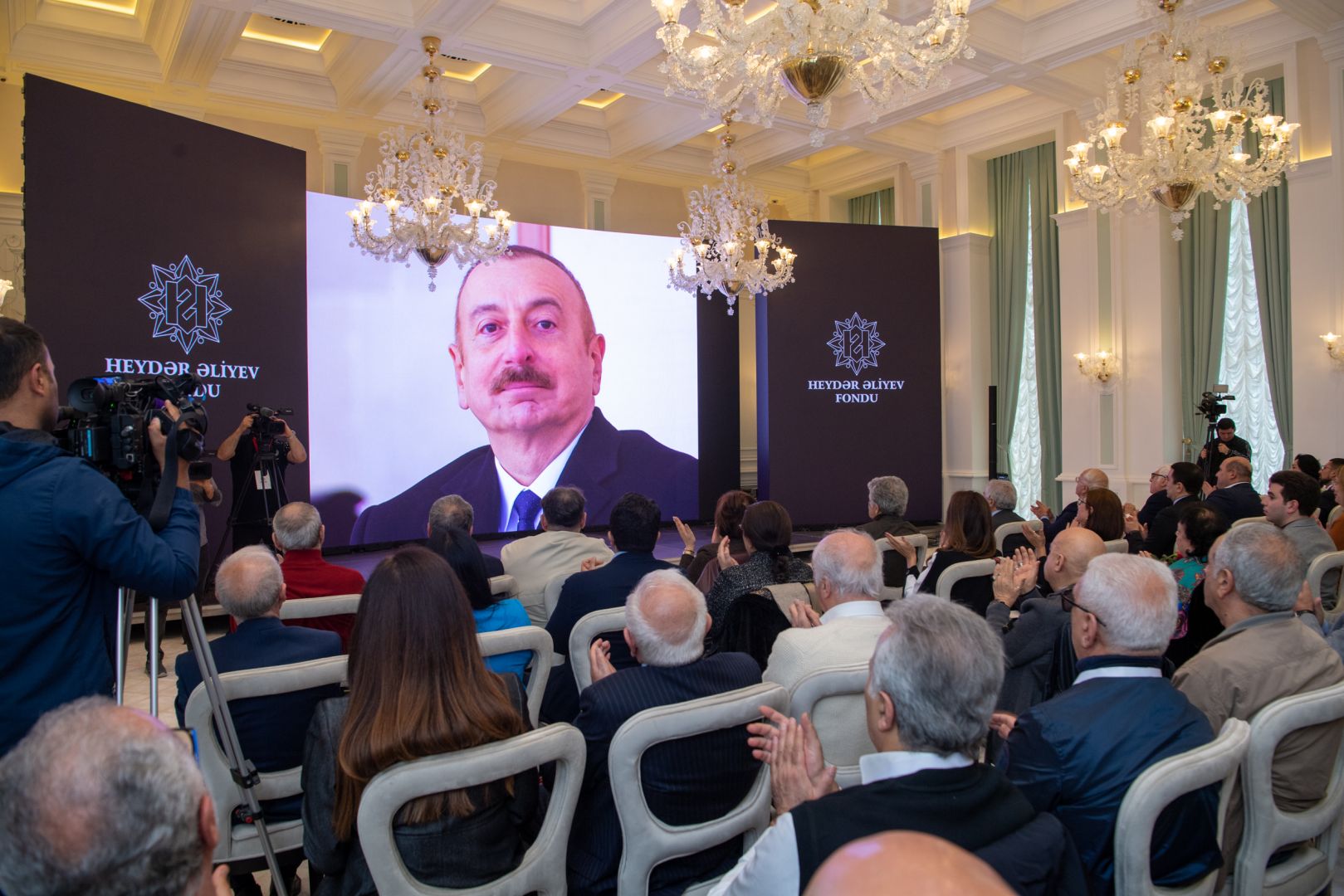 Film on 100th anniversary of national leader Heydar Aliyev demonstrated in Shusha - Gallery Image