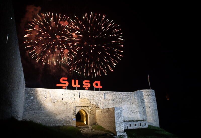 Fireworks in honor of 100th anniversary of Heydar Aliyev take place in Shusha [PHOTOS]
