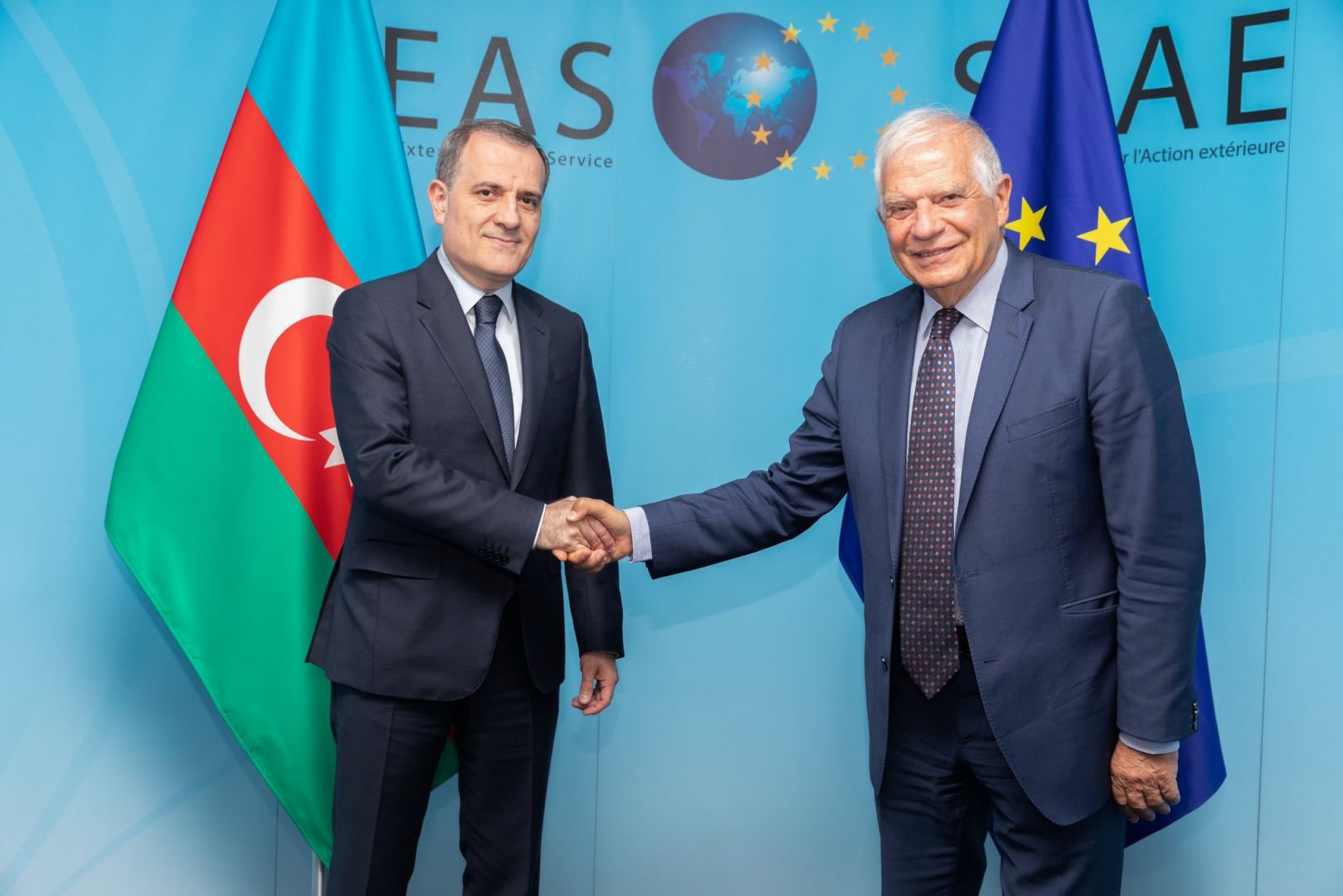 Borrell calls exchange of views with Azerbaijan's Bayramov in Brussels good