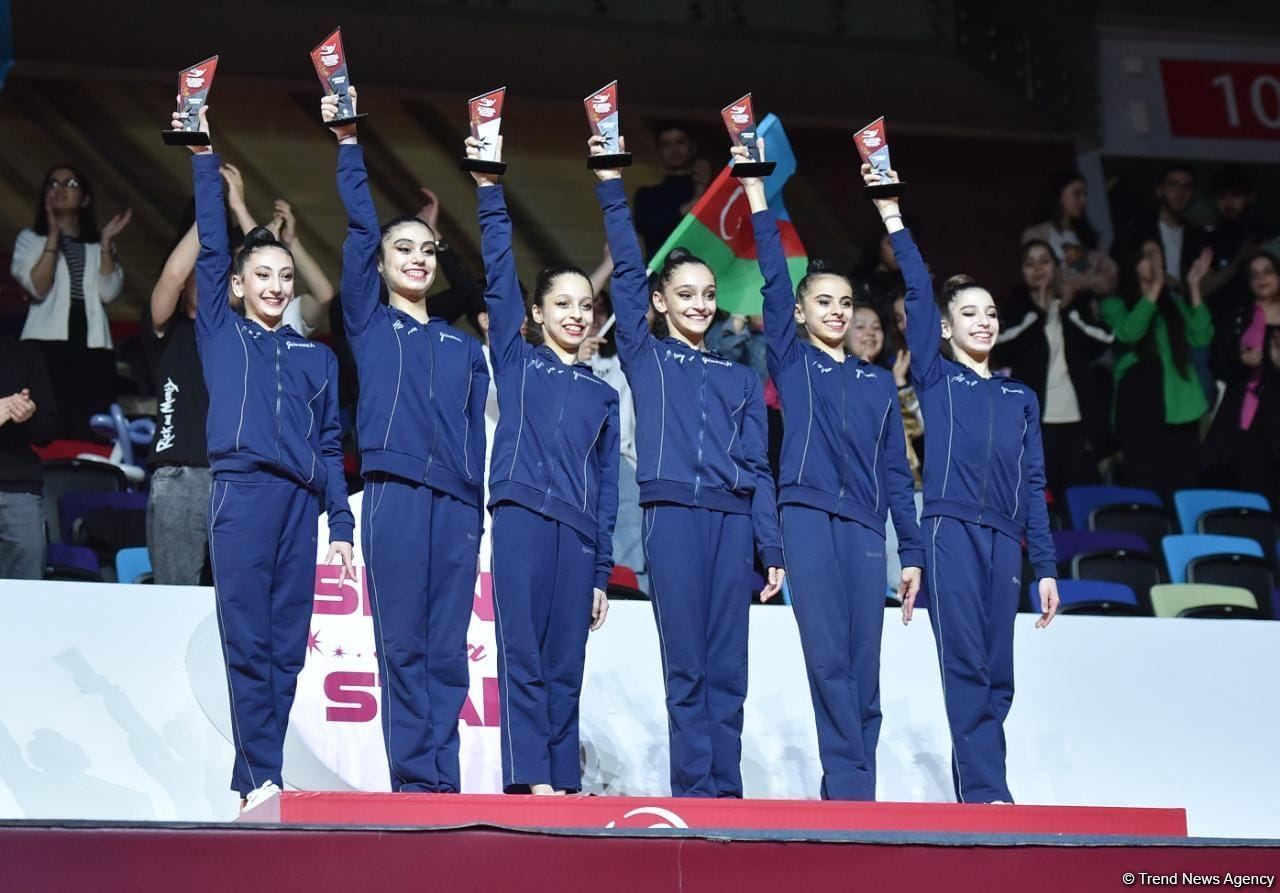 Azerbaijani junior team wins Audience Award at European Rhythmic Gymnastics Championship [PHOTOS]