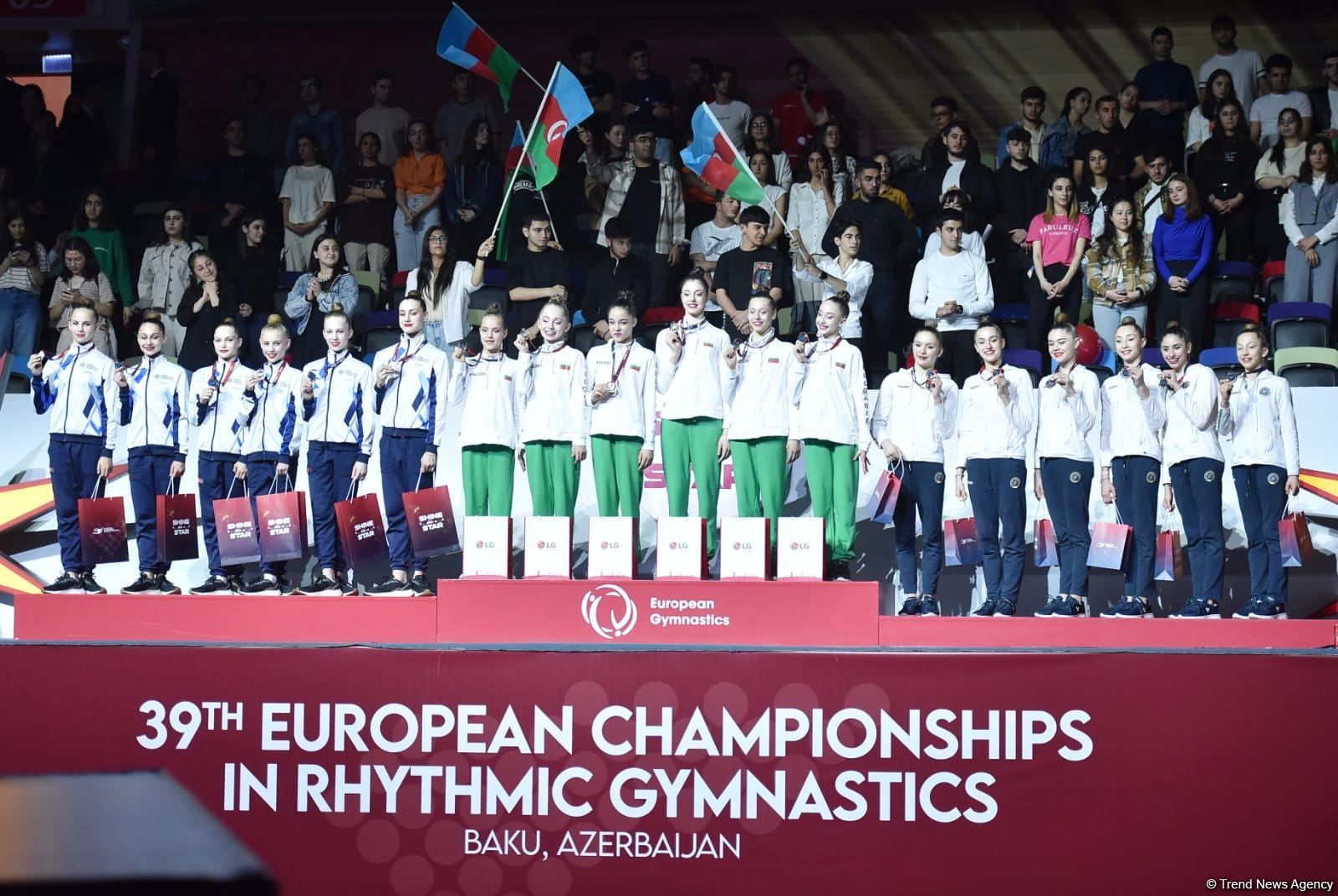 Azerbaijani junior team wins Audience Award at European Rhythmic Gymnastics Championship [PHOTOS] - Gallery Image