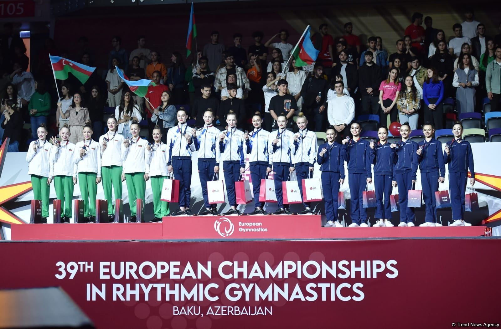 Azerbaijani junior team wins Audience Award at European Rhythmic Gymnastics Championship [PHOTOS] - Gallery Image