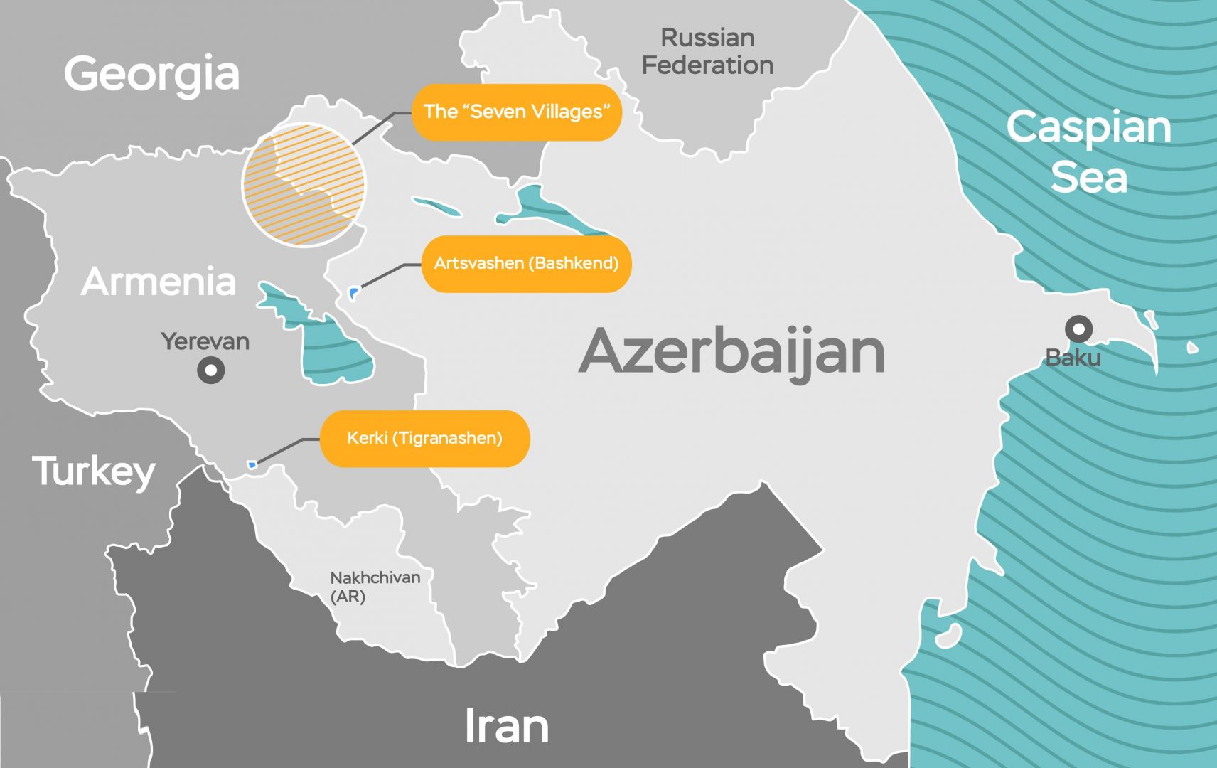 How Karabakh conflict overshadowed occupation of 8 Azerbaijani villages under Armenia's control?