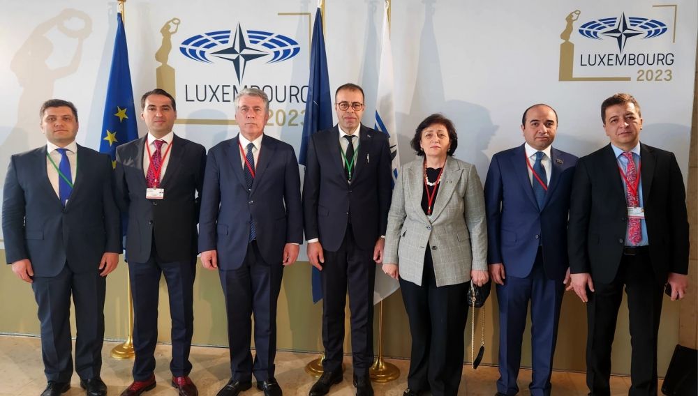 Azerbaijani delegation attends spring session of NATO Parliamentary Assembly [PHOTOS]