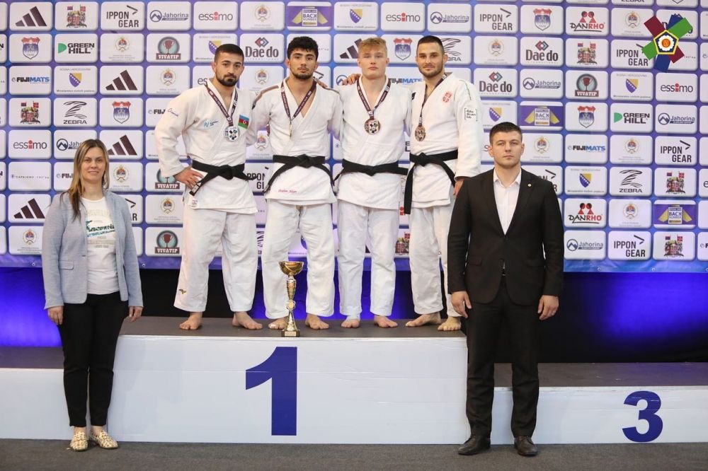 Azerbaijani judokas secure 4 medals at Sarajevo European Cup