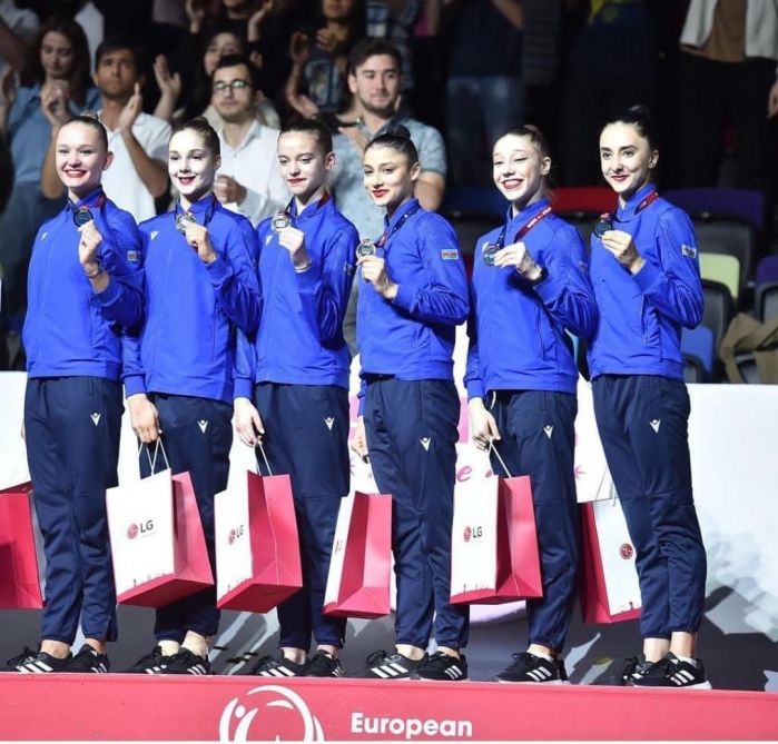Azerbaijan's First VP congratulates Azerbaijani gymnasts who won