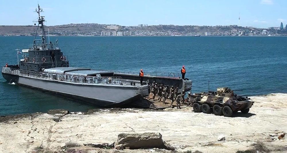 Tactical exercises held in the Azerbaijan Naval Forces [VIDEO]
