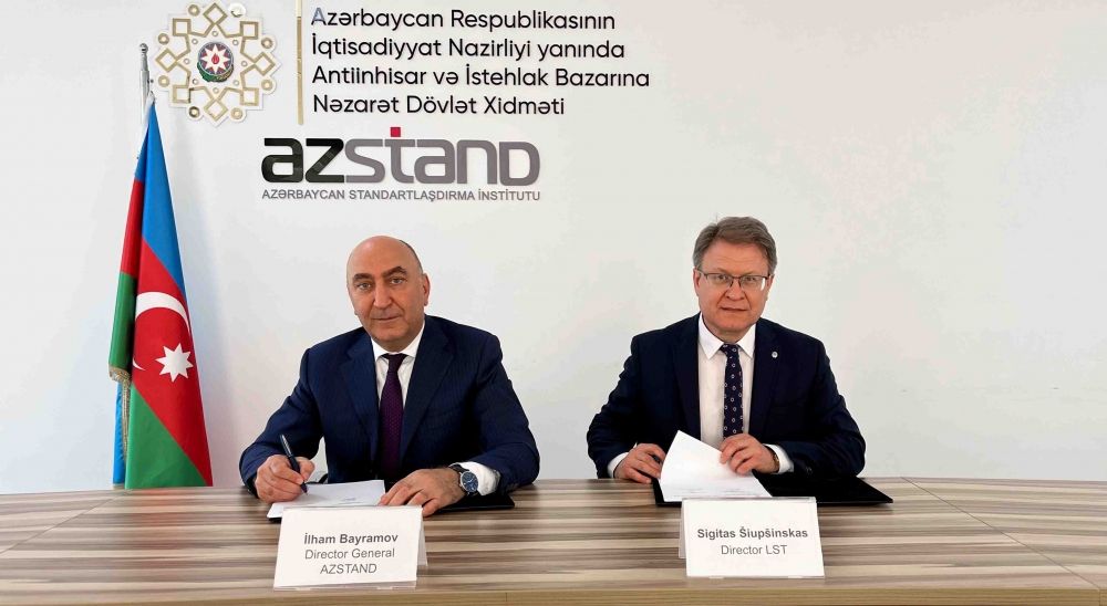 Lithuania's LST & Azerbaijan's AZSTAND ink Memorandum of Understanding [PHOTOS]