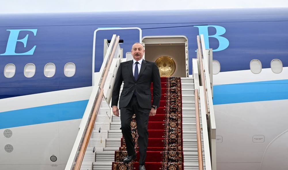 Azerbaijani President arrives in Russia for working visit [PHOTOS/VIDEO]