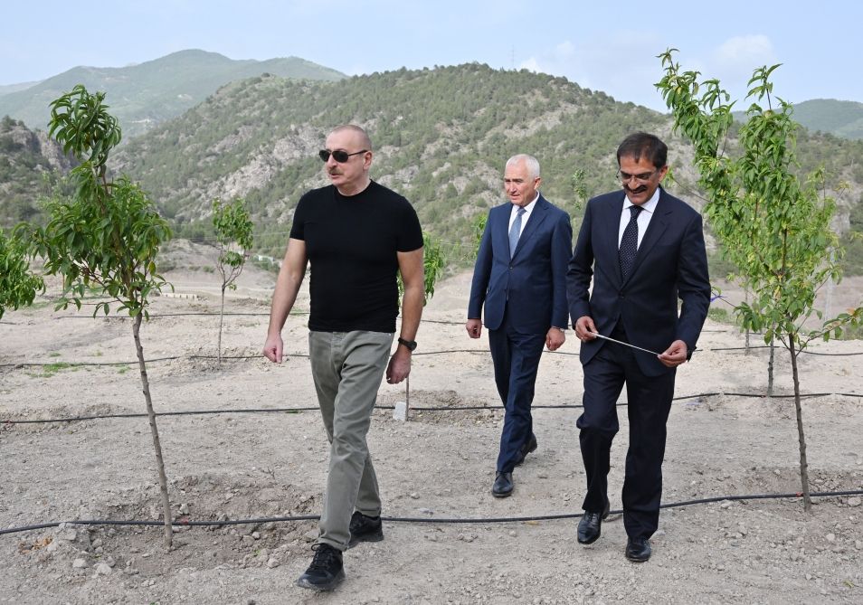 Azerbaijani President inaugurates “Lachin” city substation - Gallery Image