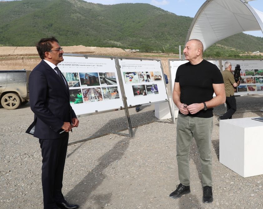 Azerbaijani President visits Lachin district - Gallery Image