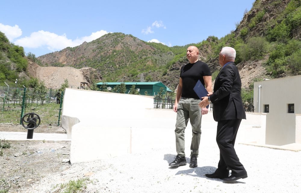 President Ilham Aliyev inaugurated “Meydan” Small Hydroelectric Power Station in Kalbajar district [PHOTO/VIDEO]