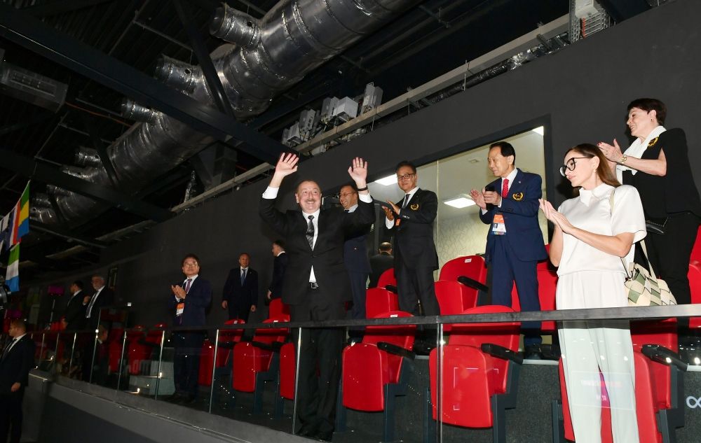 Azerbaijani President and Firts Lady attend opening ceremony of 26th World Taekwondo Championships in Baku [PHOTO/VIDEO]