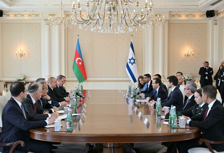 Azerbaijani and Israeli presidents hold expanded meeting [UPDATE]