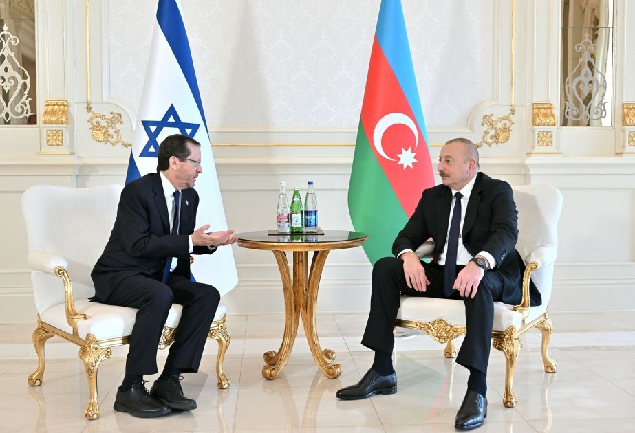 One-on-one meeting between Azerbaijani and Israeli presidents kicks off [VIDEO]