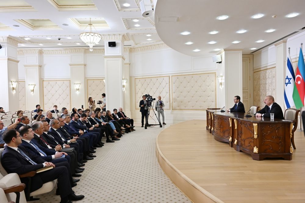 Azerbaijani and Israeli presidents make press statements [UPDATE] - Gallery Image