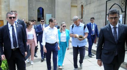 Israeli President and First Lady visit Icherisheher [PHOTOS]