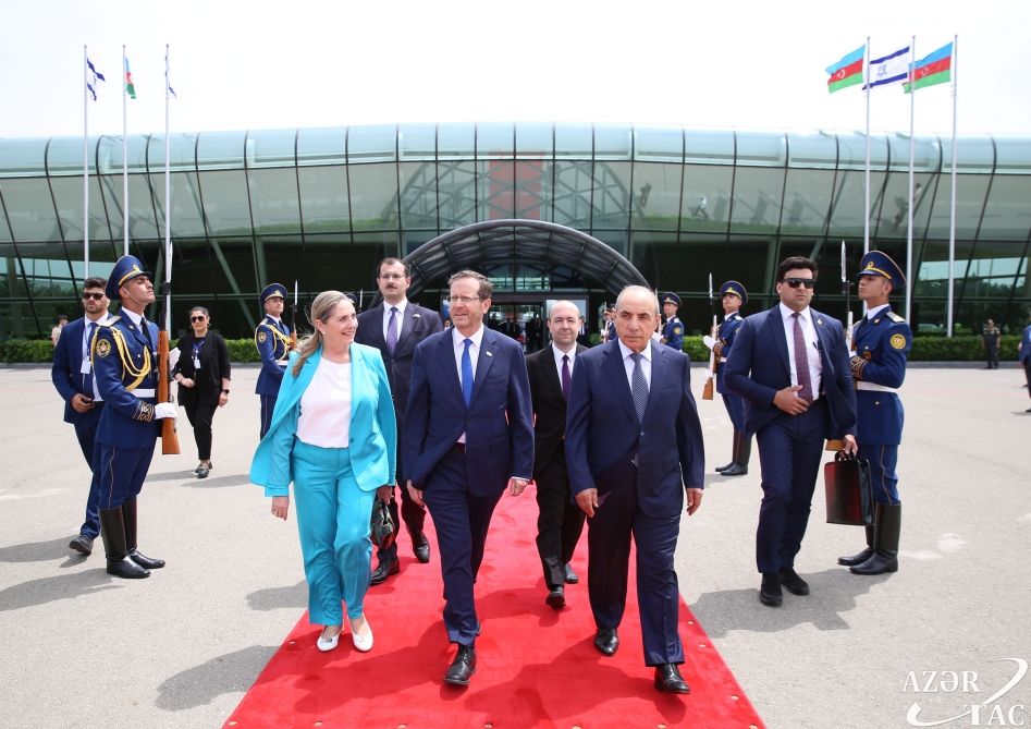 Israeli President Isaac Herzog concludes official visit to Azerbaijan [PHOTOS] - Gallery Image