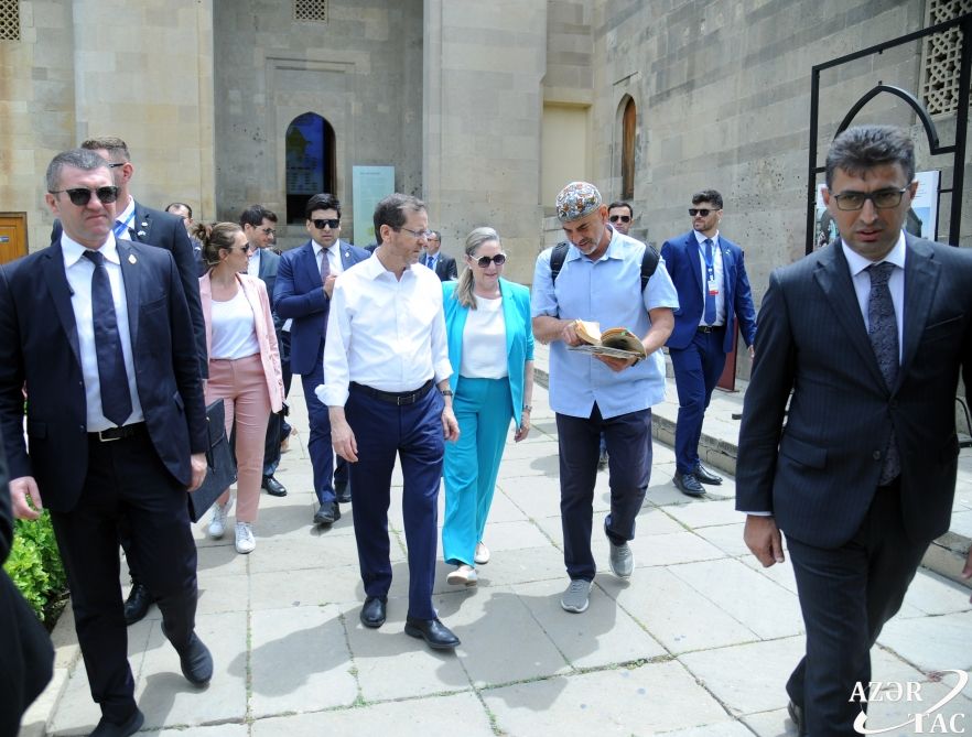 Israeli President and First Lady visit Icherisheher [PHOTOS]