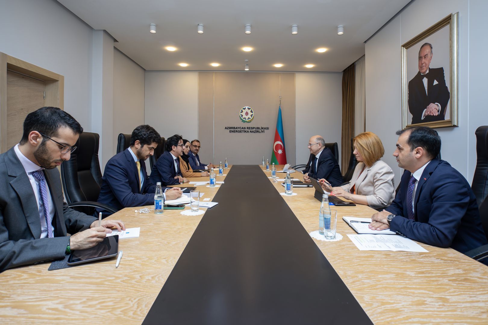 Azerbaijan, UAE discuss renewable energy & hydrocarbon sector
