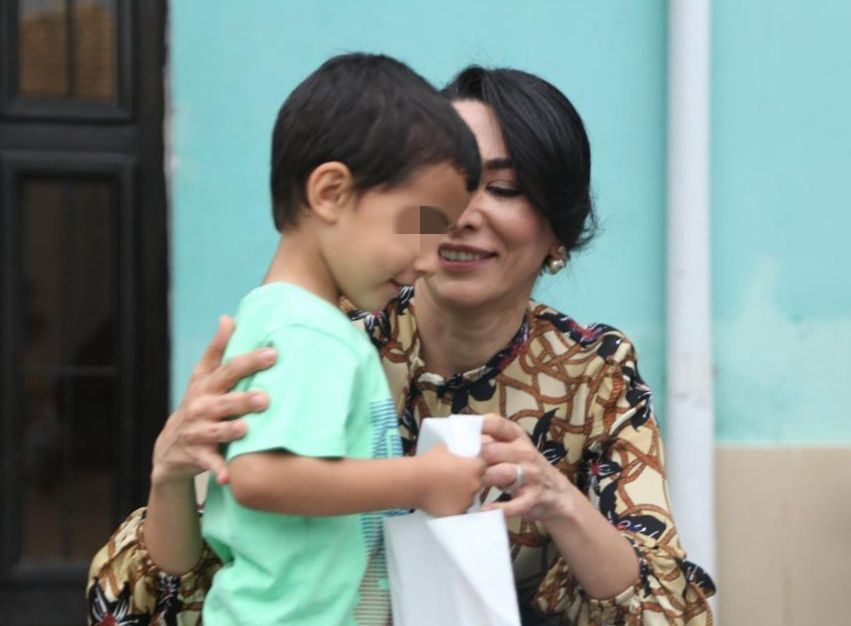 Ombudswoman meets with children living in shelter on occasion of International Children's Day [PHOTOS]