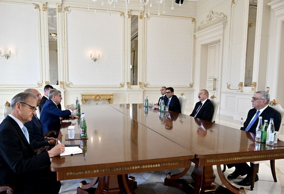 Azerbaijani President receives IOC President [PHOTOS/VIDEO]