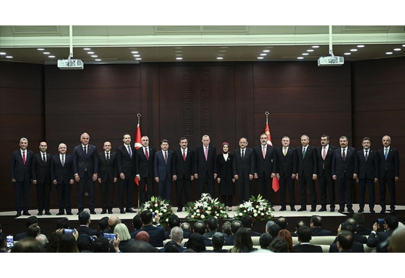 President Erdogan announces composition of new cabinet [PHOTOS]