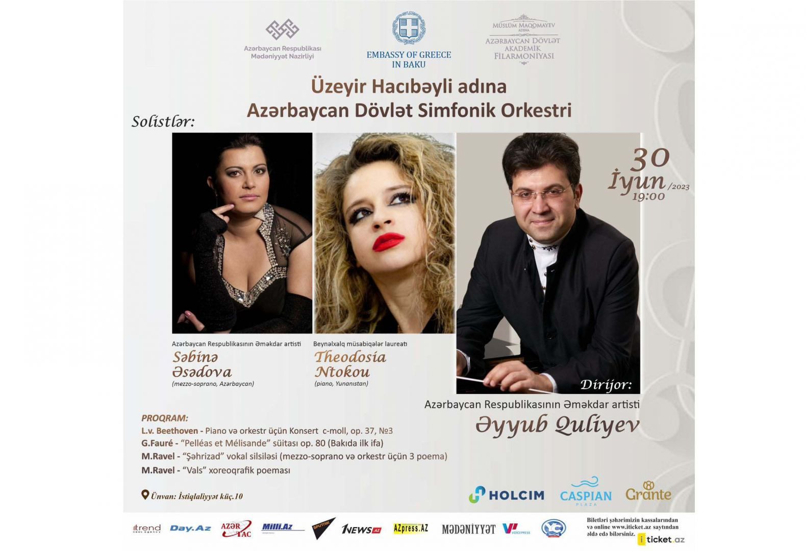 World-renowned opera singer and musician to perform in Baku