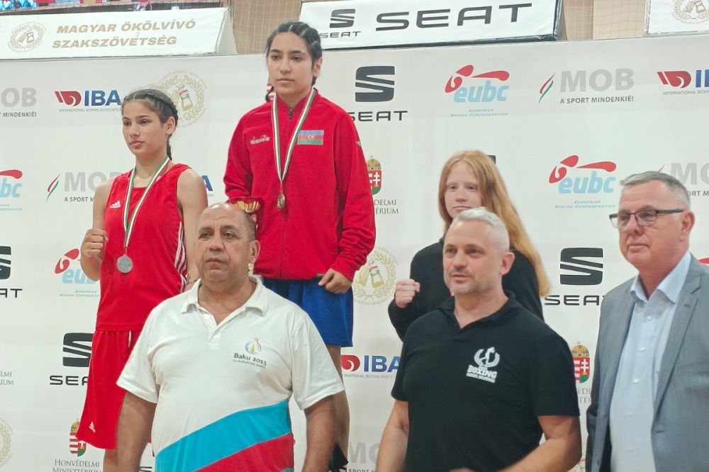 Young Azerbaijani boxers bring home 10 medals from Hungary [PHOTOS] - Gallery Image