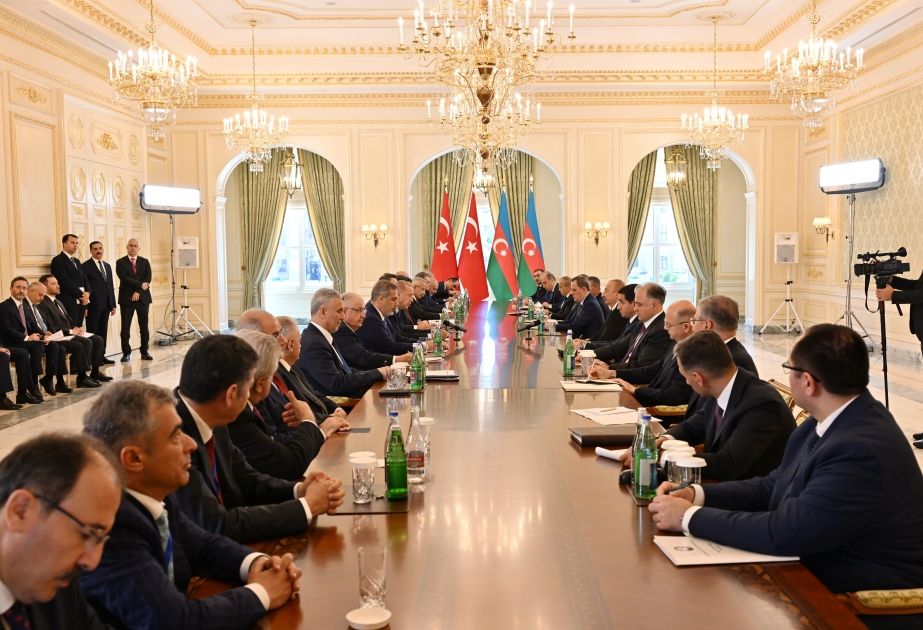 President of Azerbaijan Ilham Aliyev holds expanded meeting with ...